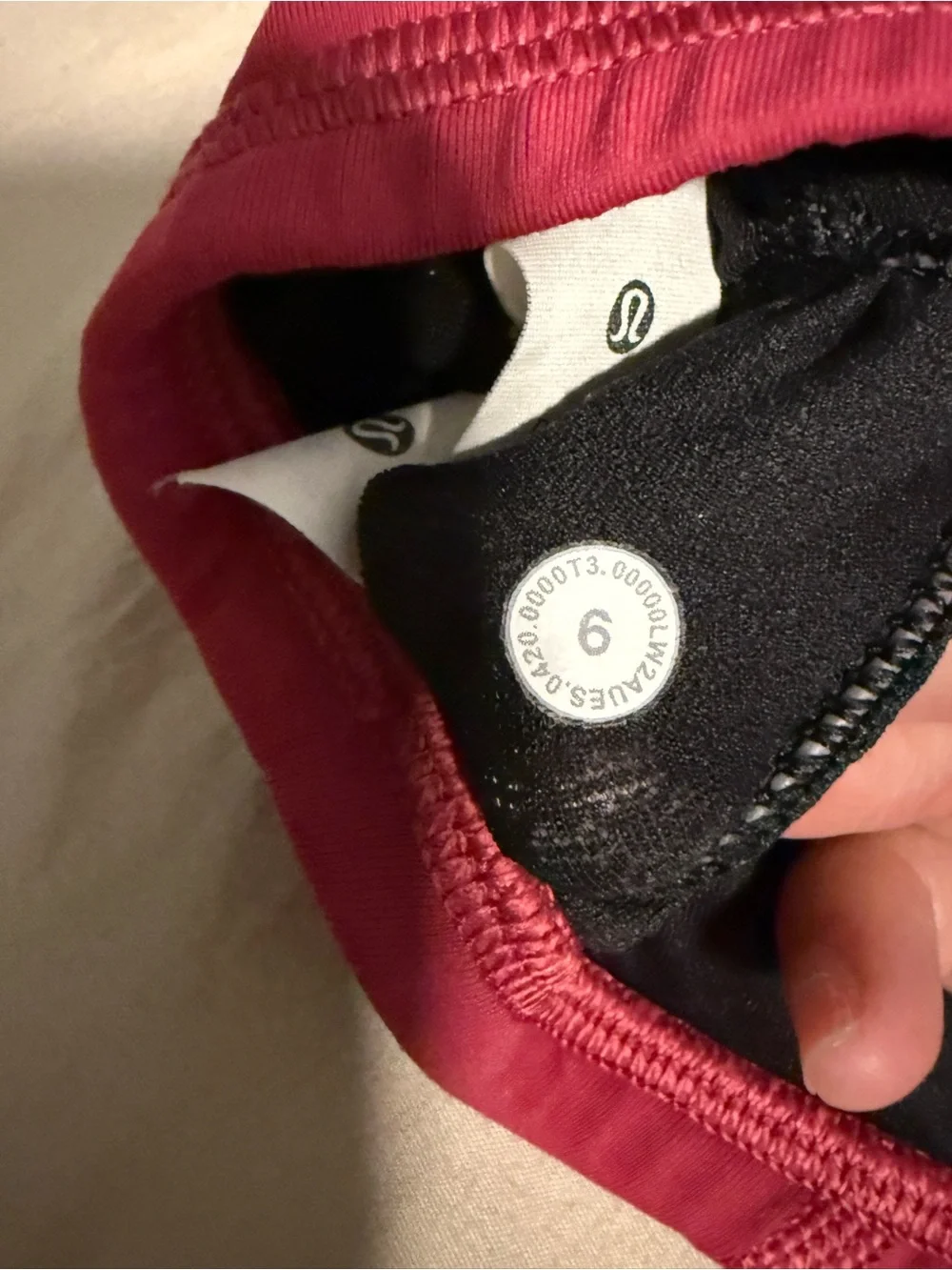 lululemon athletica Women's High-Neck sports bra in Bright Pink